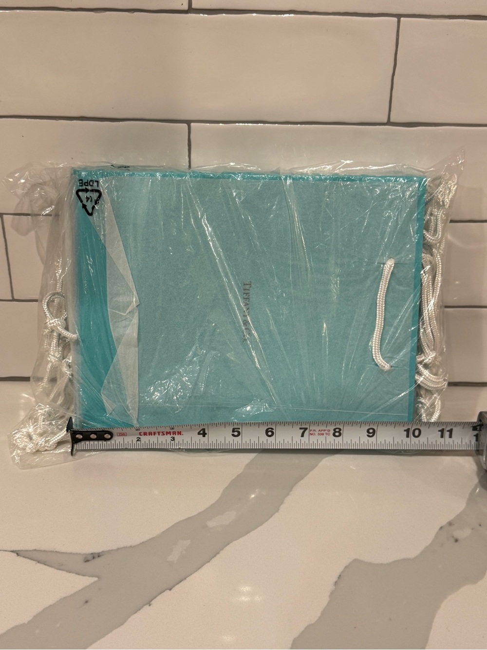 Tiffany & Co. Iconic Blue Drawstring Gift Bag (set of 10-authentic)
